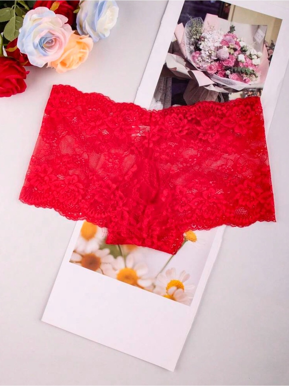 Sexy Men’s Lace Boxer Brief Low – Size L – more colors available! #LGBTQ+